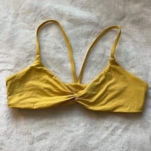 Yellow Billabong Bikini Top